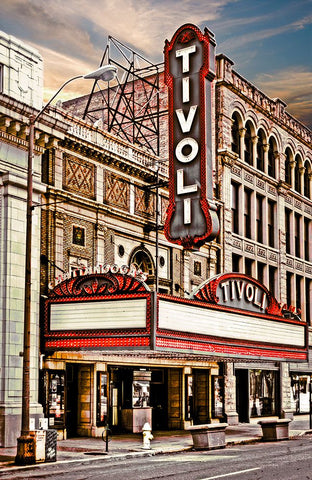 Old Tivoli Black Modern Wood Framed Art Print by Lee, Rachel