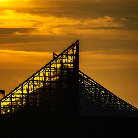 Scenic City 8 Black Ornate Wood Framed Art Print with Double Matting by Lee, Rachel