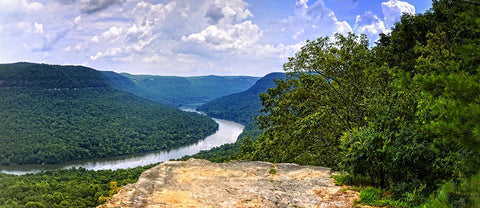 Snoopers Rock Summer 2 White Modern Wood Framed Art Print with Double Matting by Lee, Rachel
