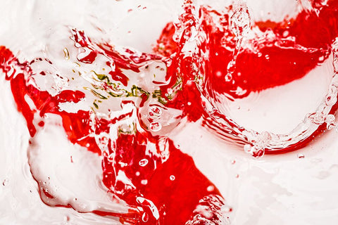 Red Hot 6 Black Ornate Wood Framed Art Print with Double Matting by Malone, Will