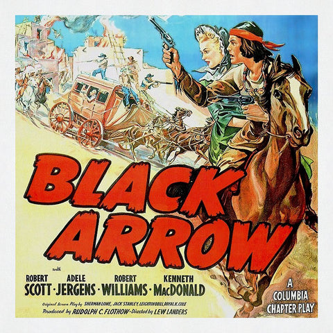 Black Arrow Black Ornate Wood Framed Art Print with Double Matting by Screendoor