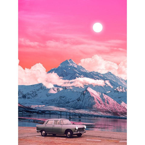 Charmed Place 2 Black Modern Wood Framed Art Print with Double Matting by Orozco, Danner