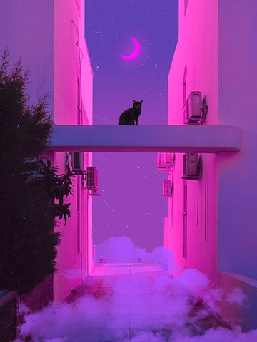 Ethereal Dreams 1 White Modern Wood Framed Art Print with Double Matting by Orozco, Danner