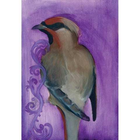 Bird Study X White Modern Wood Framed Art Print by Adkin, Arielle