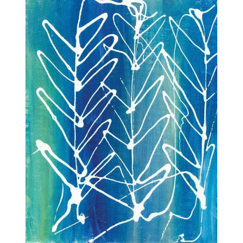 Leaf Void II Black Modern Wood Framed Art Print by Adkin, Arielle