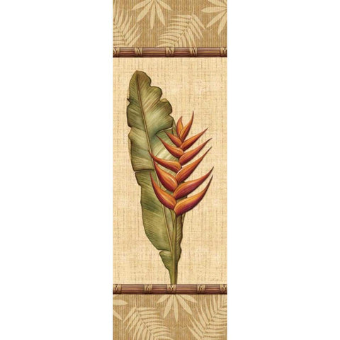 Fleurs Exotiques II Gold Ornate Wood Framed Art Print with Double Matting by Audrey, Charlene