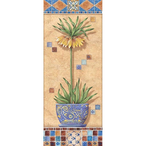 Flower in Greece IV White Modern Wood Framed Art Print by Audrey, Charlene