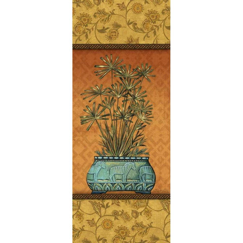 Tropical Plants IV Gold Ornate Wood Framed Art Print with Double Matting by Audrey, Charlene