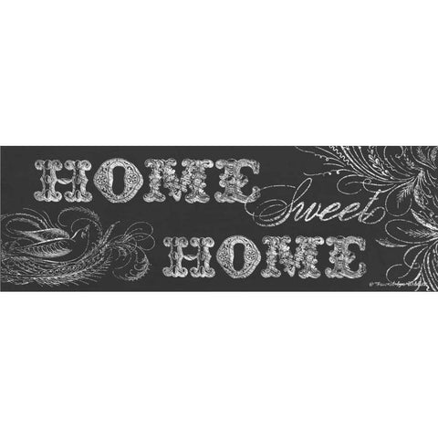 Home Sweet Home I White Modern Wood Framed Art Print by Babbitt, Gwendolyn