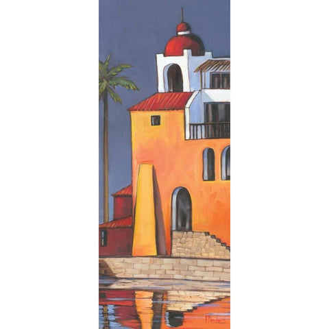 Casita II White Modern Wood Framed Art Print by Brent, Paul