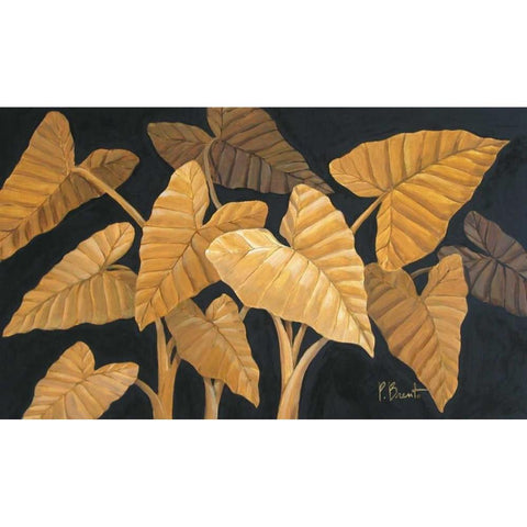 Calypso Leaves II White Modern Wood Framed Art Print by Brent, Paul