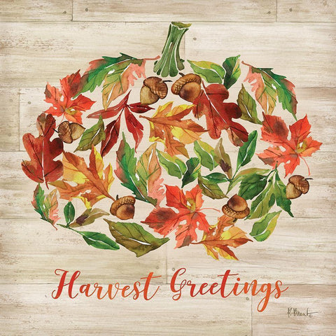 Pumpkin Collage Black Modern Wood Framed Art Print with Double Matting by Brent, Paul