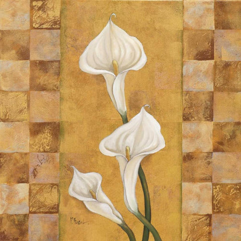 Flora del Rey II White Modern Wood Framed Art Print by Brent, Paul