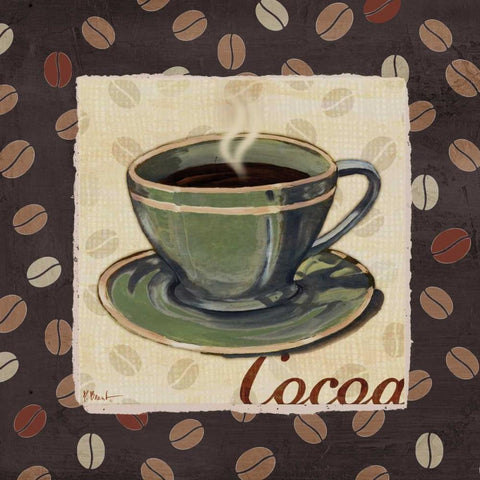 Cup of Joe I Black Modern Wood Framed Art Print with Double Matting by Brent, Paul