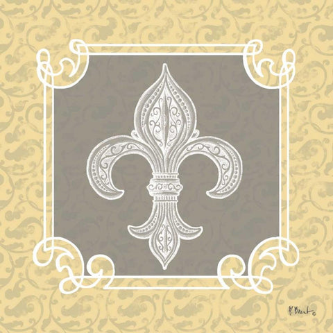 Tres Jolie IV Gold Ornate Wood Framed Art Print with Double Matting by Brent, Paul