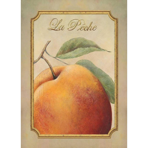 La Peche White Modern Wood Framed Art Print by Corbin, Delphine