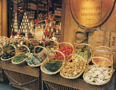 Hediard White Modern Wood Framed Art Print with Double Matting by Cieslikowski, Zeny