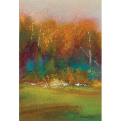 Fall Woods II White Modern Wood Framed Art Print by Dilbeck, Nikki