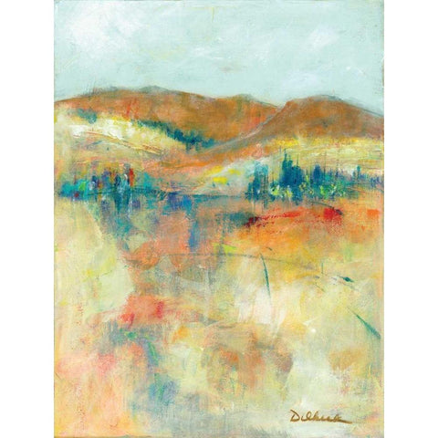 High Country I White Modern Wood Framed Art Print by Dilbeck, Nikki