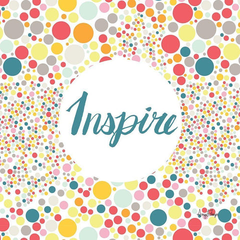 Inspire White Modern Wood Framed Art Print with Double Matting by Frazer, Amy