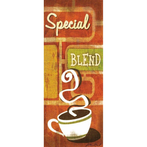 Retro Coffee IV Black Modern Wood Framed Art Print with Double Matting by Gamel, Stacy