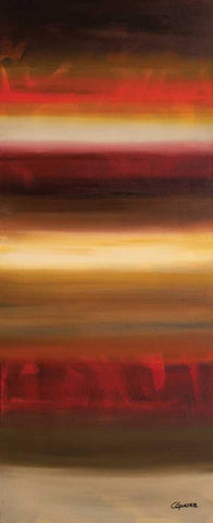 Freedom Panel White Modern Wood Framed Art Print with Double Matting by Guedez, Carmen