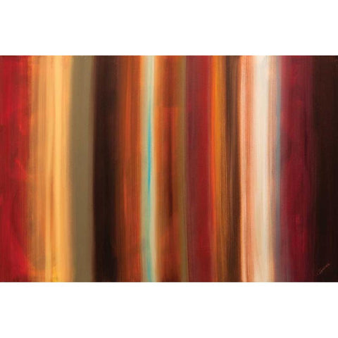 Serenidad Black Modern Wood Framed Art Print with Double Matting by Guedez, Carmen