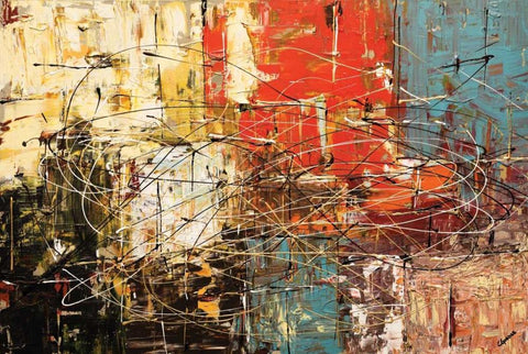 Artylicious Black Ornate Wood Framed Art Print with Double Matting by Guedez, Carmen