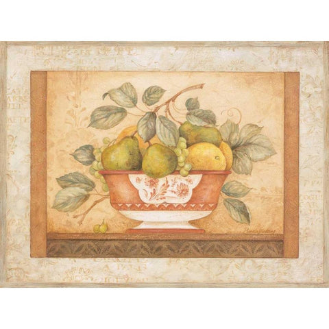 Frutta Alla Siena I Gold Ornate Wood Framed Art Print with Double Matting by Gladding, Pamela