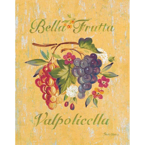 Valpolicella Gold Ornate Wood Framed Art Print with Double Matting by Gladding, Pamela