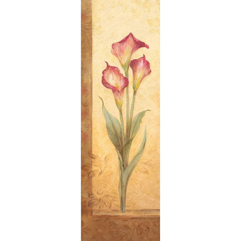 Grandiflora III Gold Ornate Wood Framed Art Print with Double Matting by Gladding, Pamela