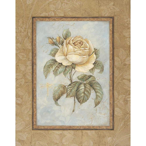 Junes Promise I Gold Ornate Wood Framed Art Print with Double Matting by Gladding, Pamela