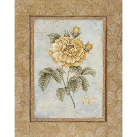 Junes Promise II Gold Ornate Wood Framed Art Print with Double Matting by Gladding, Pamela