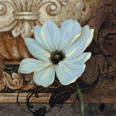 Artifact I Black Ornate Wood Framed Art Print with Double Matting by Gladding, Pamela