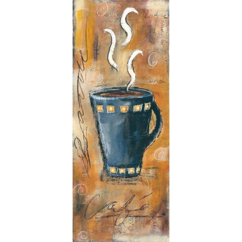 Latte Black Modern Wood Framed Art Print with Double Matting by Gamel, Tara