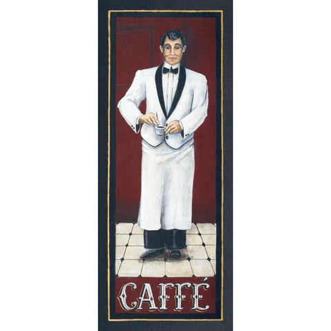 Caffe Black Modern Wood Framed Art Print with Double Matting by Gorham, Gregory