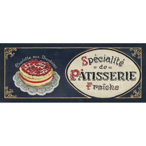 Patisserie White Modern Wood Framed Art Print by Gorham, Gregory