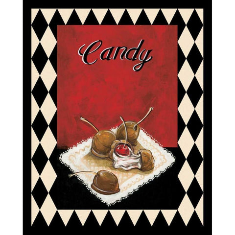 Desserts III Black Modern Wood Framed Art Print with Double Matting by Gorham, Gregory