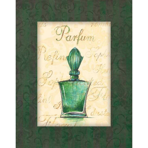 Parfum I Black Modern Wood Framed Art Print with Double Matting by Gorham, Gregory