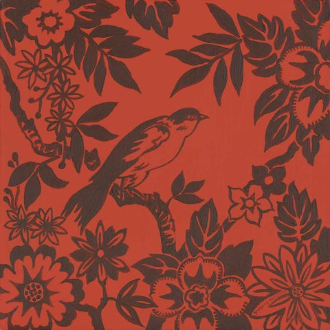 Bird Song I Gold Ornate Wood Framed Art Print with Double Matting by Gorham, Gregory
