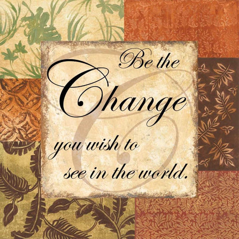 Change - special Gold Ornate Wood Framed Art Print with Double Matting by Gorham, Gregory