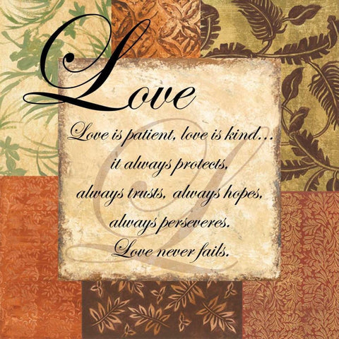 Love - special Black Ornate Wood Framed Art Print with Double Matting by Gorham, Gregory