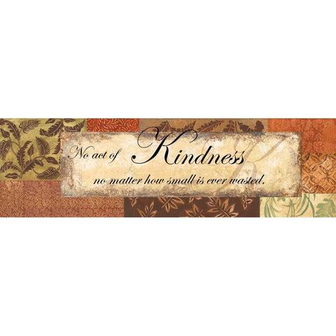 Kindness - special Black Modern Wood Framed Art Print with Double Matting by Gorham, Gregory