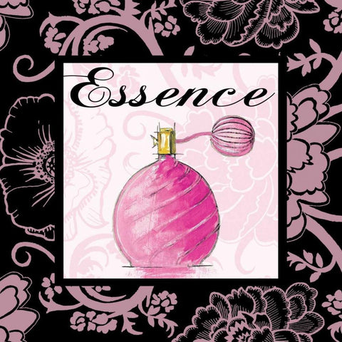 Fashion Pink Essence Black Modern Wood Framed Art Print by Gorham, Gregory