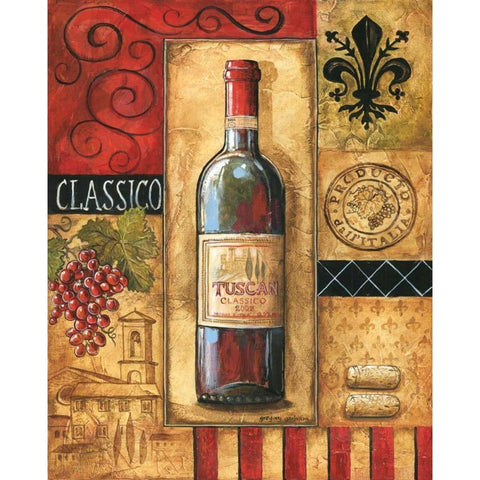 Tuscan Classico Gold Ornate Wood Framed Art Print with Double Matting by Gorham, Gregory