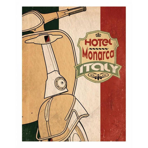 Hotel Italy White Modern Wood Framed Art Print by Giacopelli, Jason