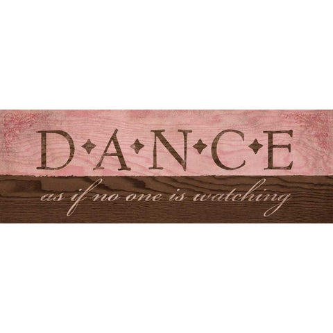 Dance in Pink Gold Ornate Wood Framed Art Print with Double Matting by Harbick, N