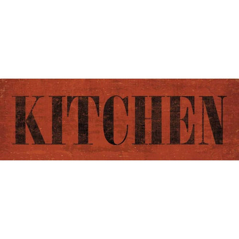 Kitchen III White Modern Wood Framed Art Print by Harbick, N