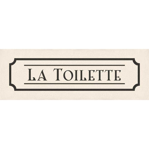 La Toilette White Modern Wood Framed Art Print by Harbick, N