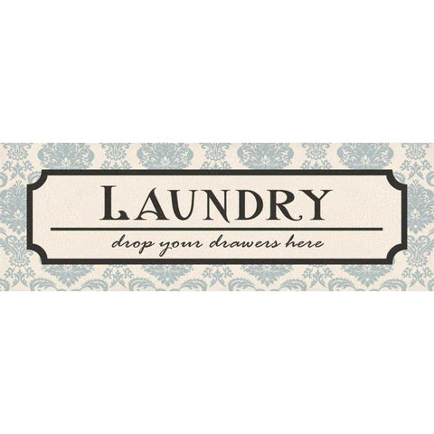 Laundry Drawers Gold Ornate Wood Framed Art Print with Double Matting by Harbick, N